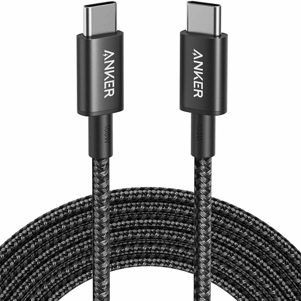 Usb Кабель-зарядка Type-C на Type-C Anker (A8757611) 100W 1.8м темно-серый