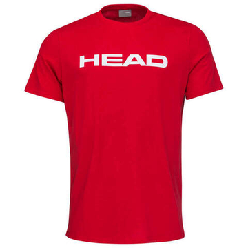 Футболка для мальчика теннисная Head Club Basic T-Shirt - красный