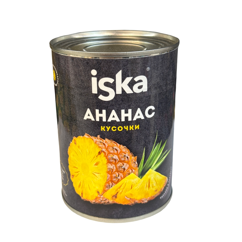 Ананасы Iska кусочки ж/б 580мл