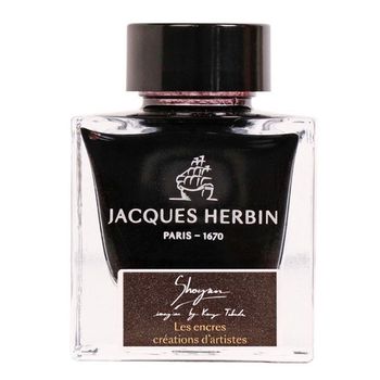 Чернила во флаконе Herbin Prestige 50 мл черные с блестками (13209JT)