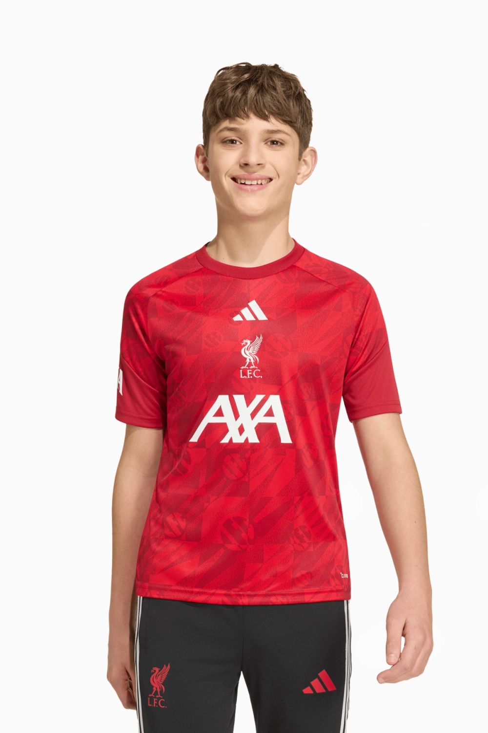 Футболка adidas Liverpool FC 26/27 Pre-Match Junior - красный
