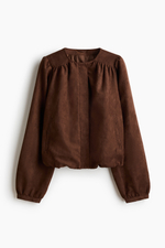 Жакет оверсайз из габардина - H&M