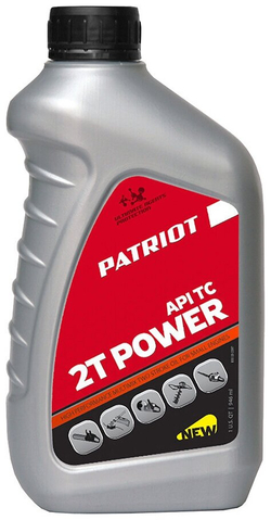 Масло минеральное PATRIOT POWER ACTIVE 2T с дозатором,0,946л