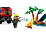 Конструктор Лего Сити Пожарная машина со спасательным катером | LEGO City Fire Truck with Rescue Boat 60412 301 дет 5+
