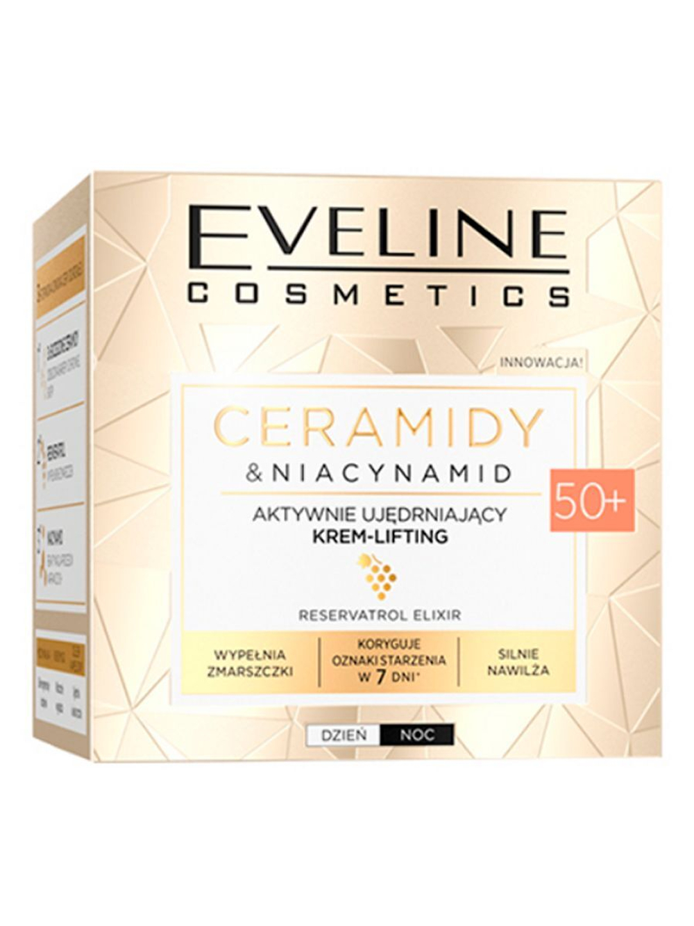 EVELINE CERAMIDES & NIACINAMIDE Активно укрепляющий крем-лифтинг 50+ дневной/ночной 50мл*30