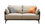 Диван ELEGANTE NAPPA SF015 (2-х местный)  бежевый 6615-коричневый
