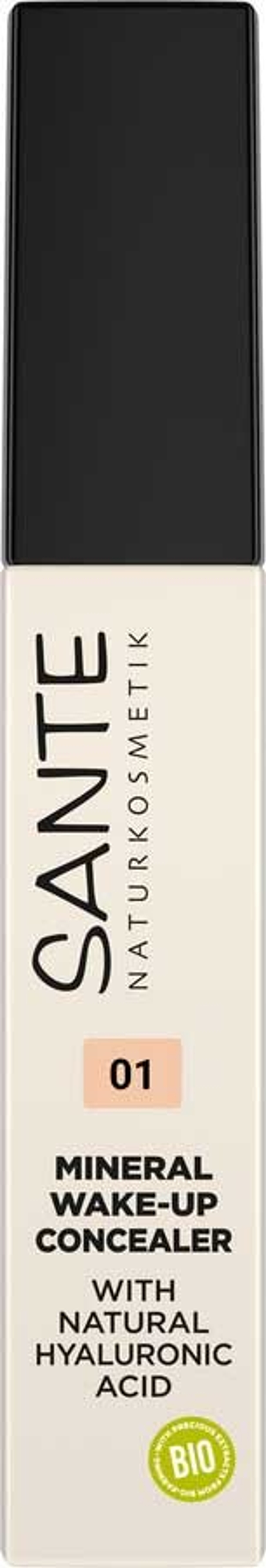 Консилер Mineral Wake-up Concealer 01 Нейтральный слоновый Sante, 8 мл