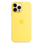 Силиконовый чехол с поддержкой MagSafe Apple Silicone Case для iPhone 13 Pro, Lemon Zest (Лимонная цедра)