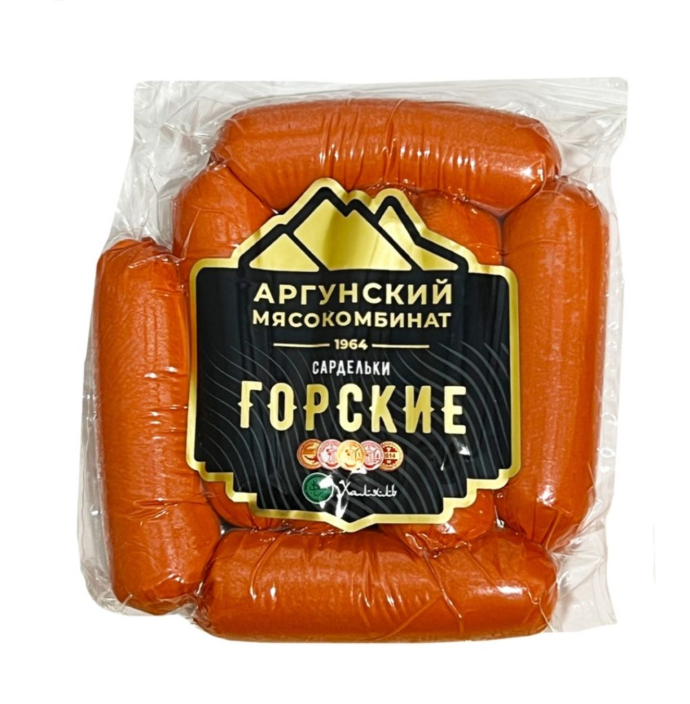Сардельки Аргунский мясокомбинат Горские 1/с кг