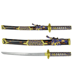 Art Gladius Вакидзаси золотисто-синий