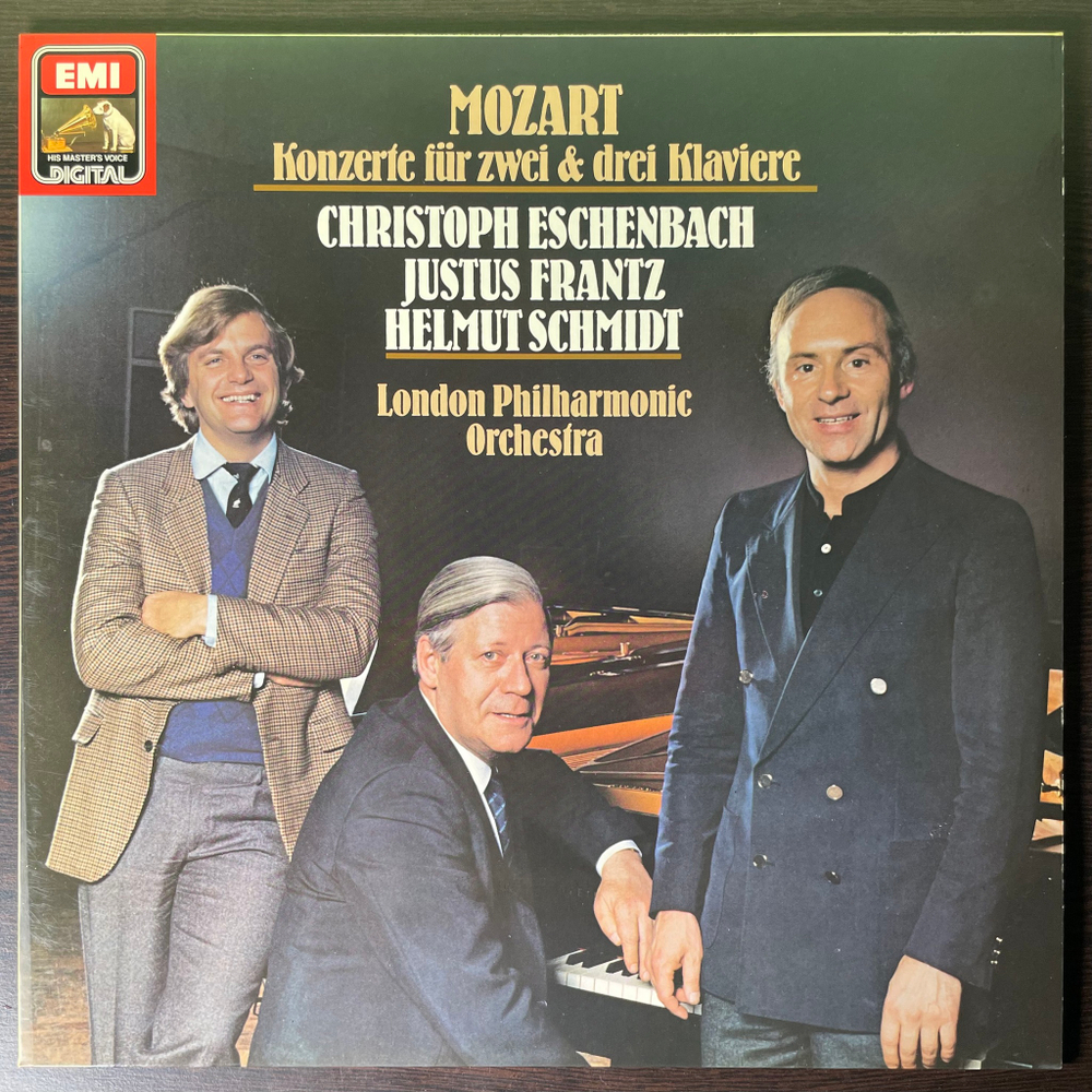 Моцарт - Концерты для двух и трех фортепиано (Германия 1982г.)