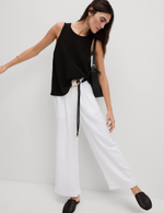 Широкие брюки из смесовой льняной ткани T57009087 - Marks & Spencer