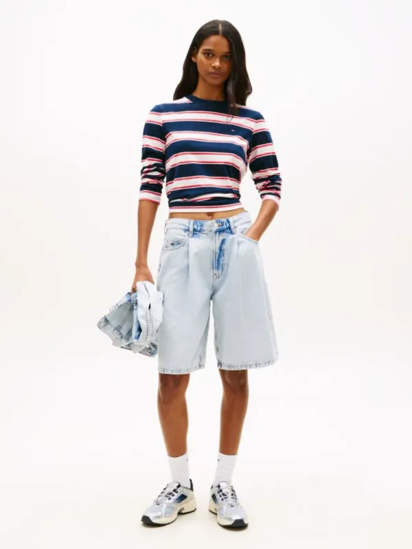 Шорты джинсовые женские TOMMY JEANS CHARLIE LS SHORT PLE