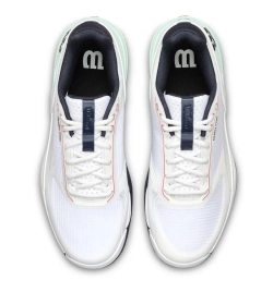 Теннисные кроссовки Wilson Rush Pro 5 - white/bay/fiery coral