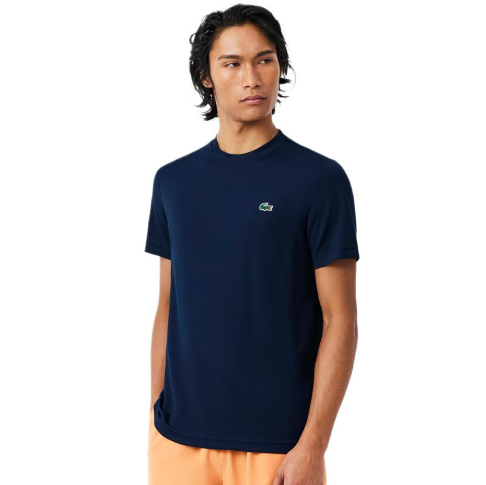 Мужская теннисная футболка Lacoste Tennis x Novak Djokovic - navy blue