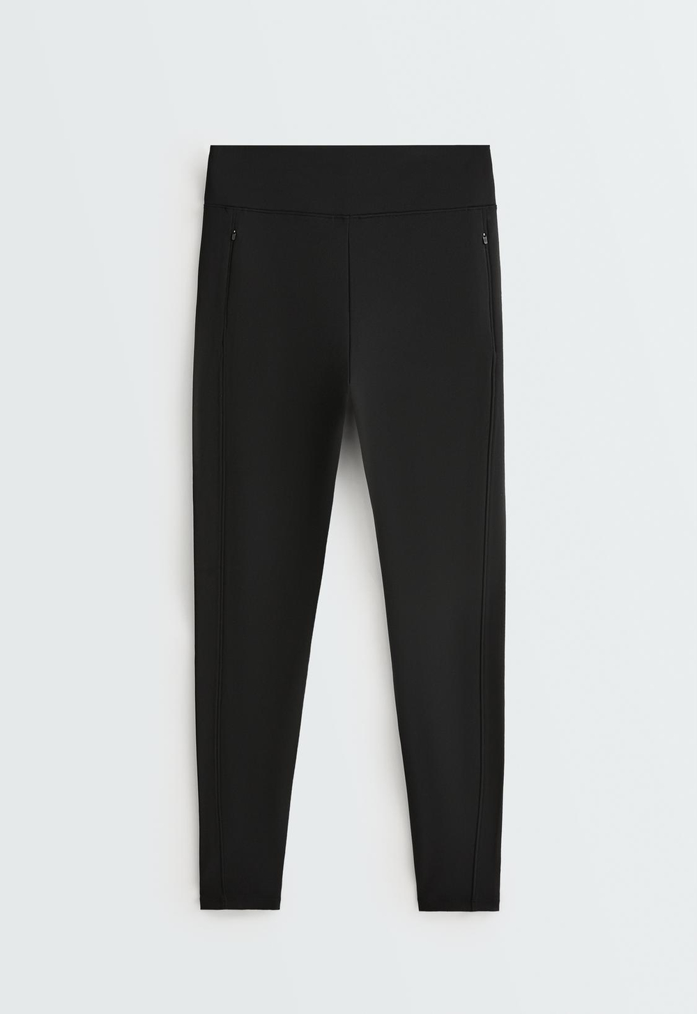 OYSHO Легинсы длиной до щиколотки High rise Warm, 70 см, черный
