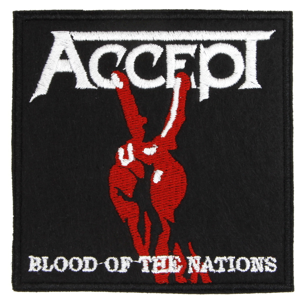 Нашивка с вышивкой группы Accept
