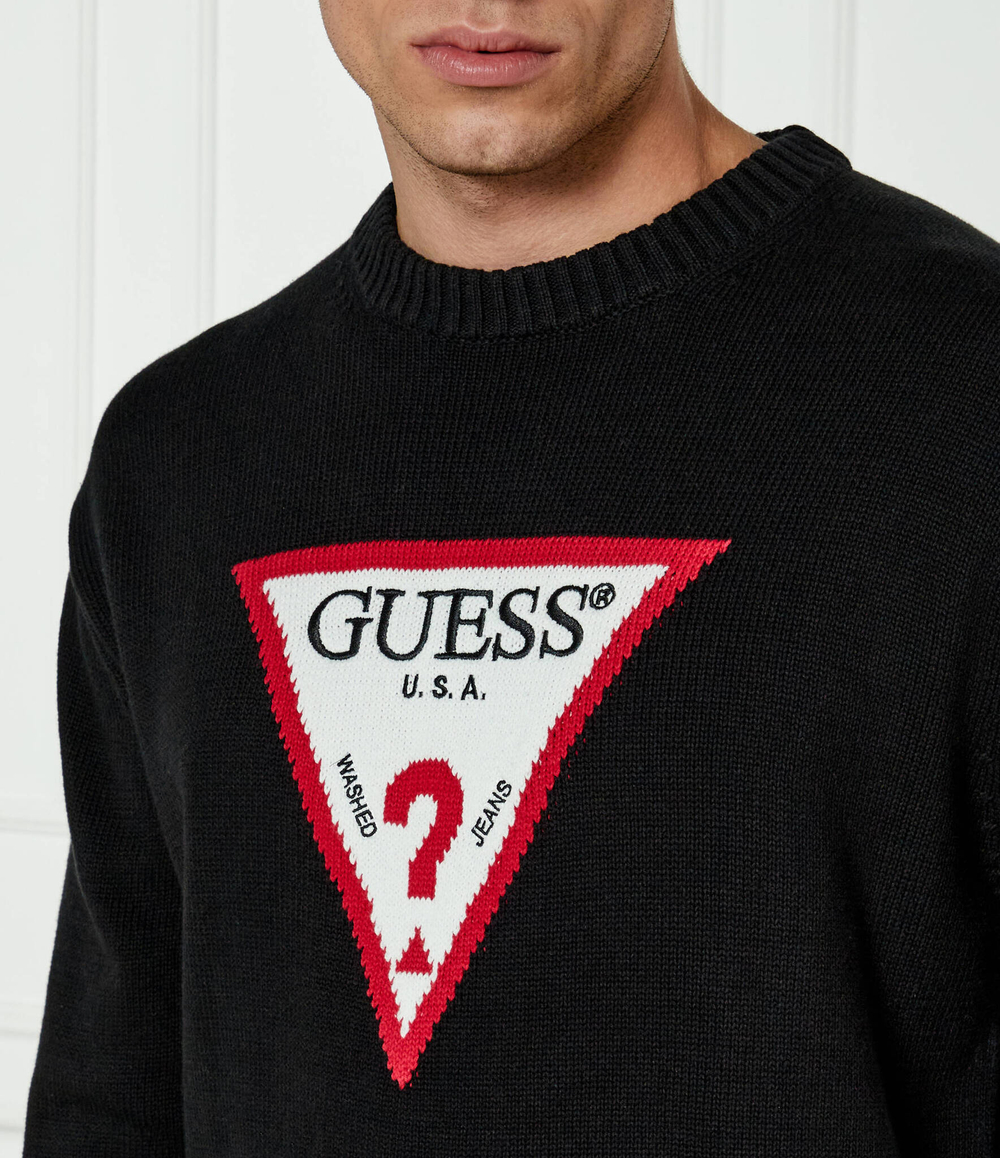 Свитер Guess Jeans - черный(M4BR32 Z3HM1)