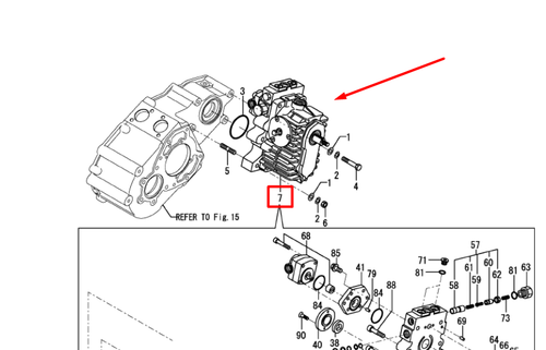 758804-85101 HST PUMP ASSY
