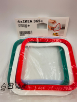 Уплотнительные резинки квадратные IKEA для пищевого контейнера "365+", в упаковке 4 шт.