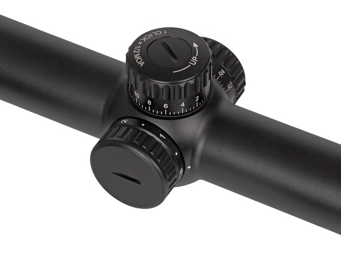 Прицел Gaut Obsidian 1-8x24, сетка 62 (Half MD), 1/2 МОА