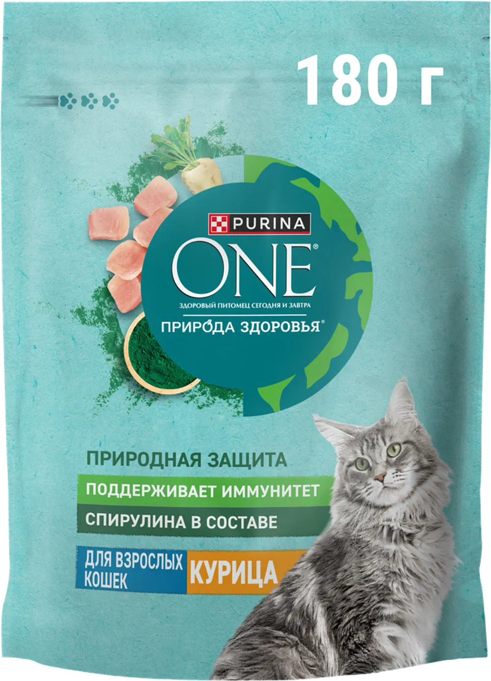 ONE Природа Здоровья Взр Кош Кур 10x180г