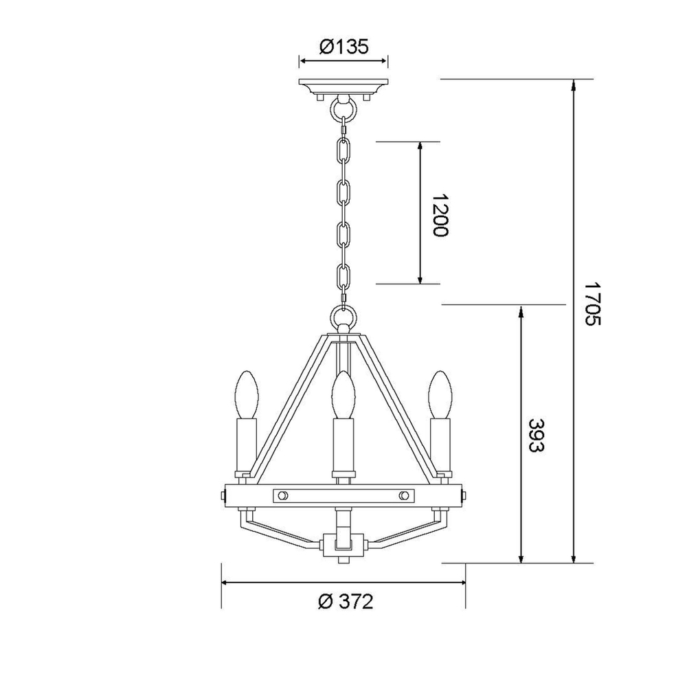 Светильник подвесной Wertmark Brenda WE586.03.023