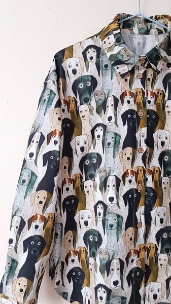 СОБАЧКИ, 100% хлопок Handmade Fabrics 5