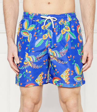 Шорты для плавания TRAVELER POLO RALPH LAUREN - голубой(710936411)