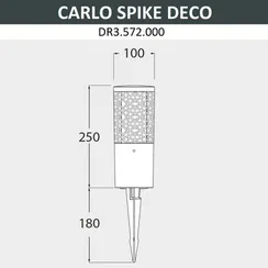 Грунтовый светильник Carlo Deco DR3.572.000.LXU1L Fumagalli