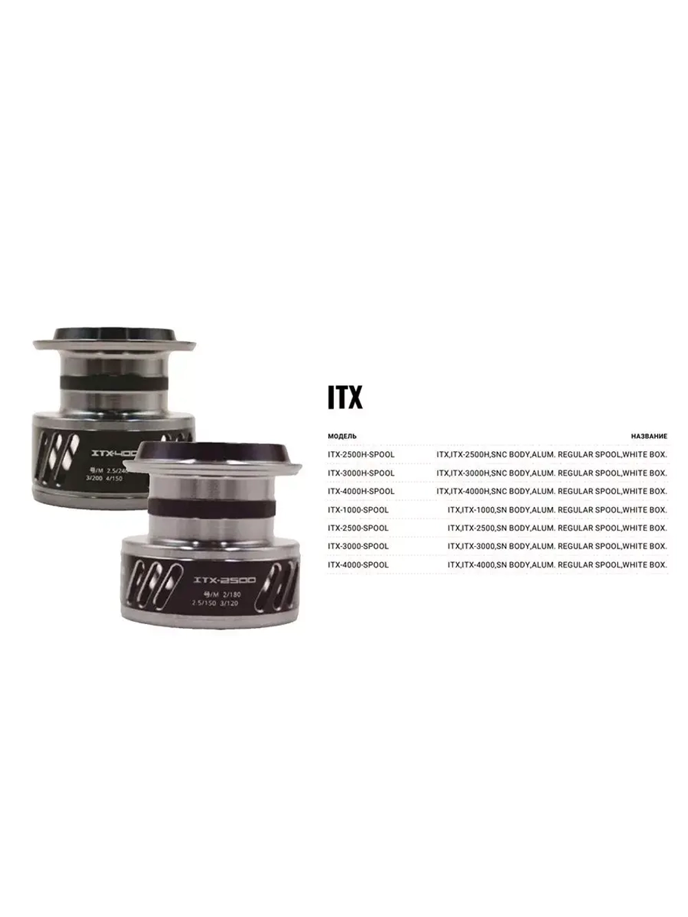 Запасная шпуля для рыболовной катушки ITX-4000-spool