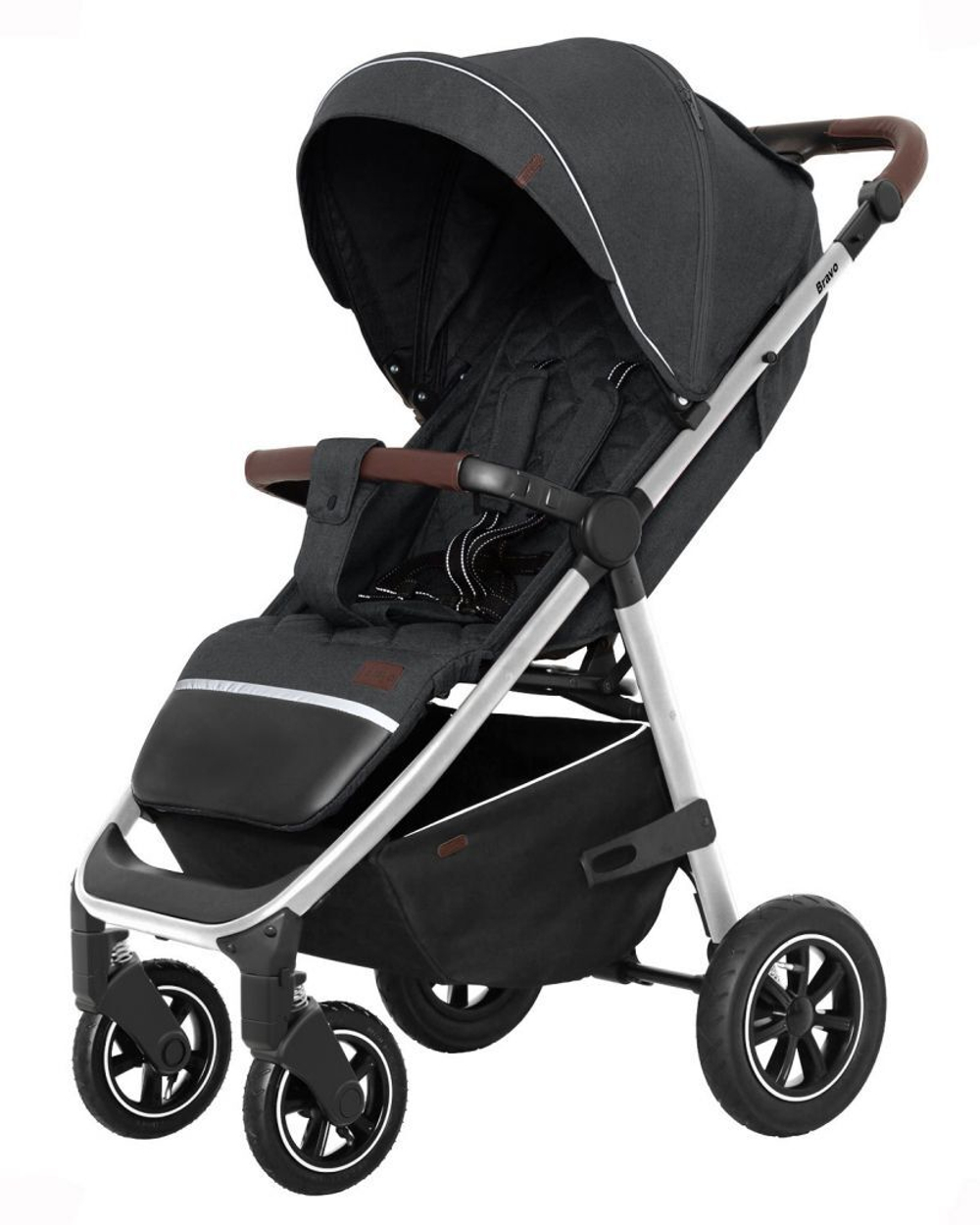 Коляска прогулочная Carrello Bravo Air CRL-5512, Serious Grey / Темно-серый
