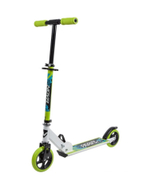 Самокат детский Novatrack Jungle, 145/125 мм, складной, бело-зеленый