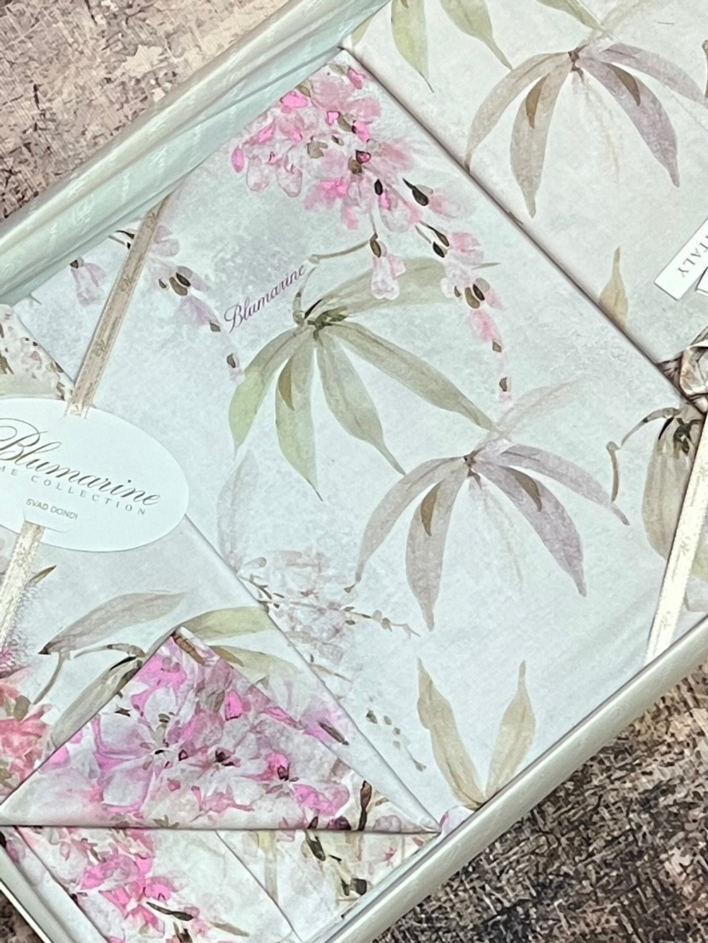 Постельное белье 2 спальное евро Blumarine Glicine