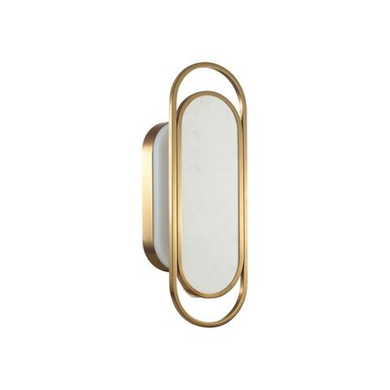 7066/12WL L-VISION ODL25 215 Настенный светильник бронзовый/металл/искусств.мрамор IP20 LED 12W 3000K 220V MILANO