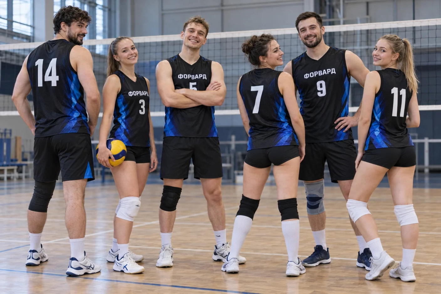 Как мы сшили волейбольную форму для команды «Форвард» из Мурино