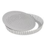 Форма для выпечки круглая перфорированная Patisse Silver 24х3.5 см