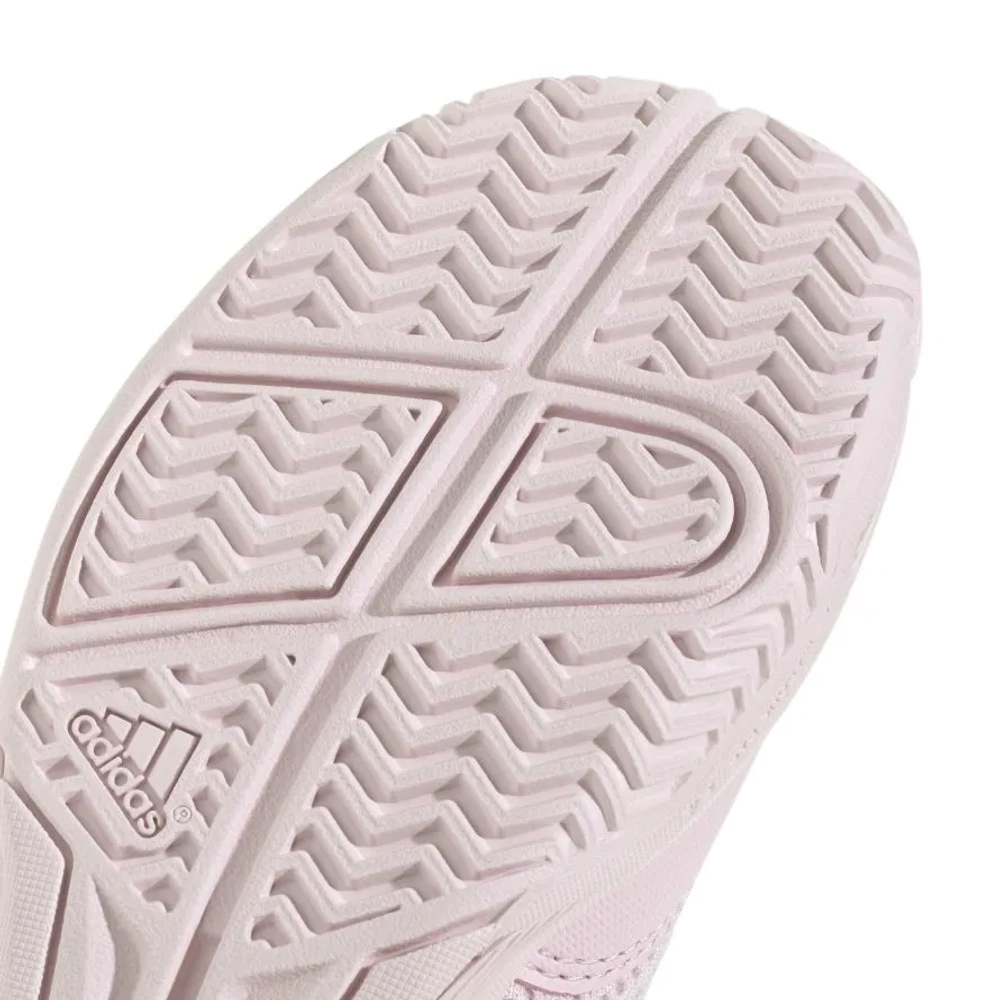 Детские Кроссовки теннисные  Adidas Courtflash K - distilled pink/cloud white/distilled pink