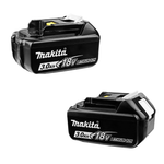 Набор питания Makita SF: Аккумулятор BL1830B Li-Ion, 18 В, 3 Ач, Зарядное устройство для зарядки Li-Ion блоков с номинальным напряжением 14.4 В и 18 В DC18SD 191A23-6