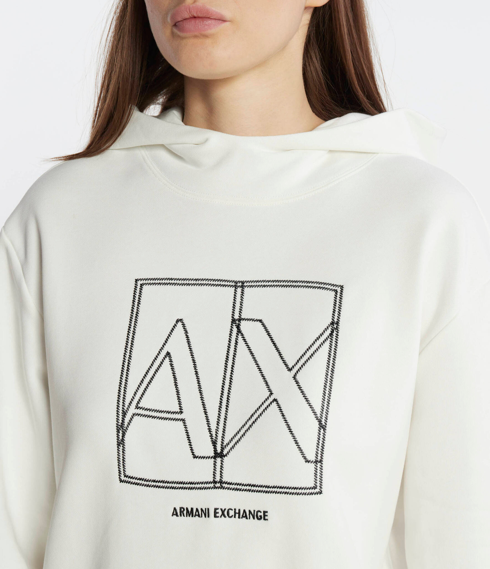 Худи Armani Exchange - белый(3DYM27 YJDBZ)