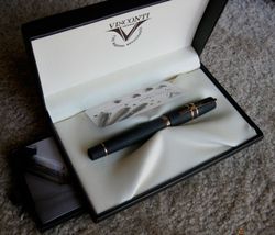 Перьевая ручка Visconti Homo Sapiens ср разм лава отд сталь перо F пал (Vs-589-99F)