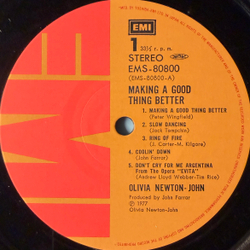 Виниловая пластинка Olivia Newton-John - Making A Good Thing Better LP