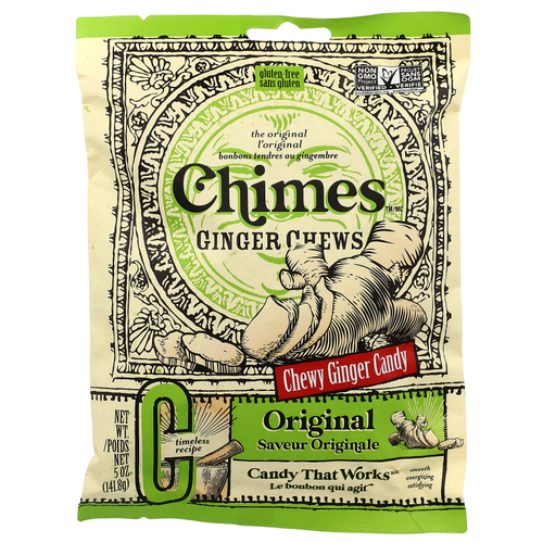 Chimes, имбирные жевательные конфеты, оригинальный вкус, 141,8 г (5 унций)