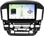 Магнитола для Lexus RX300 U10, Toyota Harrier 1 1997-2003 (ШГУ монохром) - Teyes CC4L-DTS монитор 9" IPS, Android 14, Быстрая, Snapdragon 662, CarPlay, 4G SIM-слот