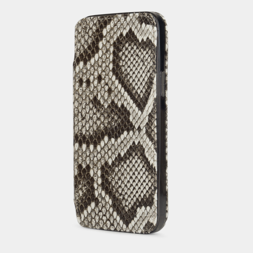 Чехол для iPhone 15 из кожи питона, цвета Natur