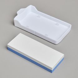ПОДСТАВКА ДЛЯ НОЖЕЙ AGNESS С ТОЧИЛЬНЫМ КАМНЕМ 13,6*14,6*23 СМ