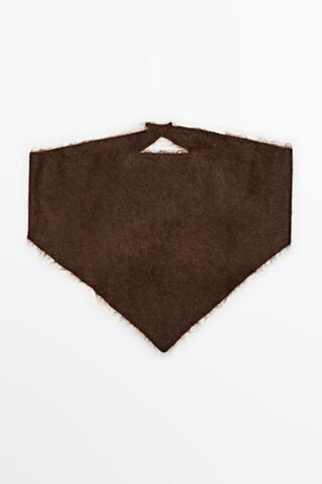 Massimo Dutti Бандана из 100% кашемира, баклажанный