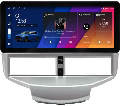 Магнитола для Ford Fiesta 2008-2018 - Canbox H-Line 0031 монитор 12.3" QLED в стиле Audi на Android 10, Быстрая, ТОП-процессор, CarPlay, 4G SIM-слот