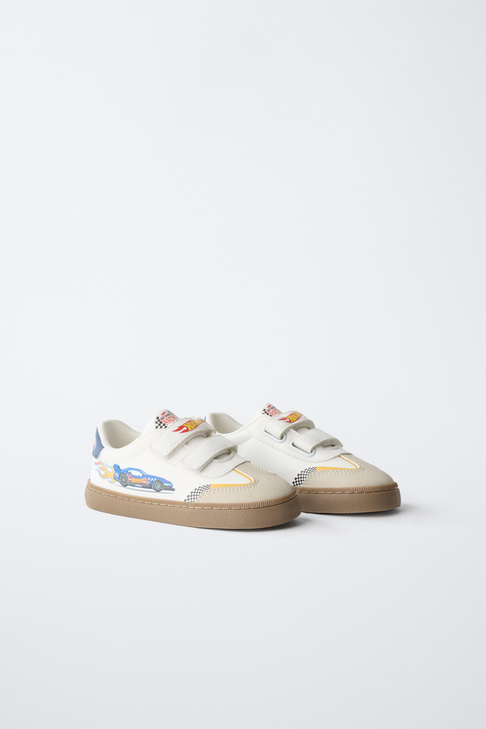 ZARA КРОССОВКИ HOT WHEELS©, БЕЛЫЙ