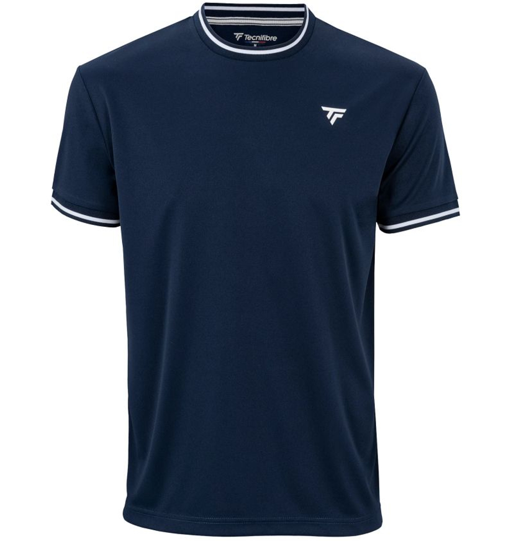Детская футболка Tecnifibre Team Tech Junior — marine